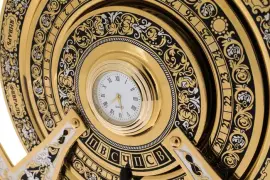 Часы - вечный календарь на яшме, Златоуст